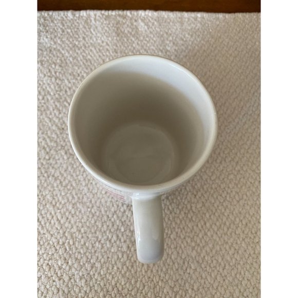 Vintage J.I.I. 1994 Rabbit Bunny Mug with Gold Trim Pastel Flowers - Picture 6 of 9